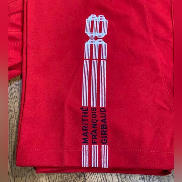 Vintage Marithé + François Girbaud Red Red / Navy Track Pants (Size XL) - Picture 4 of 6